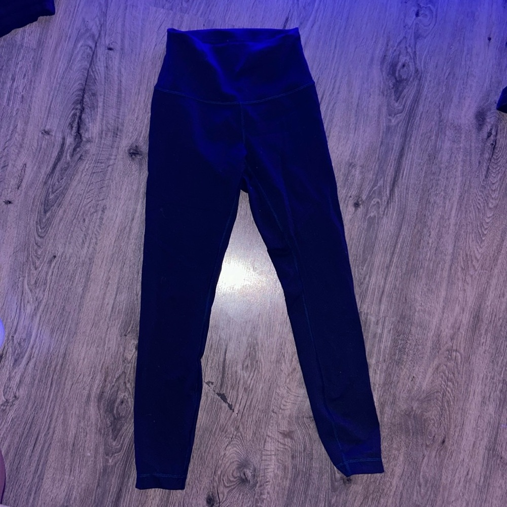 lululemon dark blue align leggings